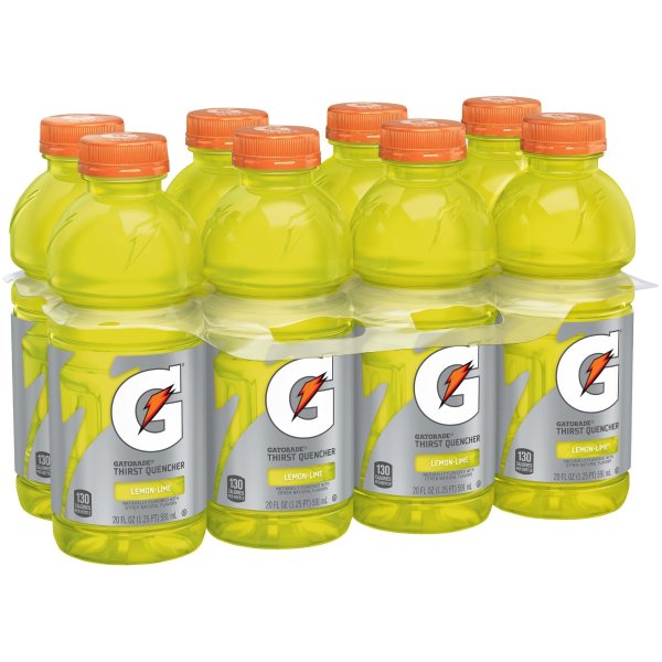 Thirst Quencher Lemon Lime Sports Drink, 20 Fl. Oz., 8 Count