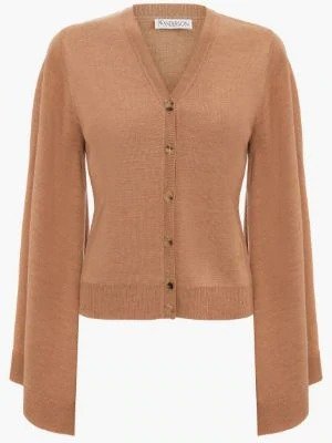 WING CARDIGAN in neutrals | JW Anderson