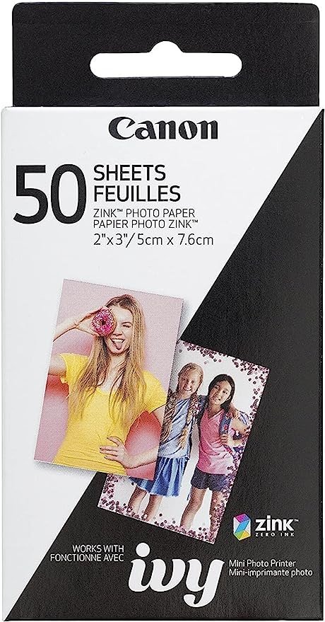 ZINK Photo Paper Pack, 50 Sheets