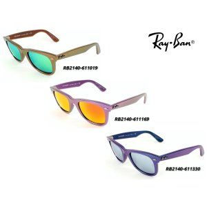 Ray Ban RB2140 Original Wayfarer Cosmo Flash Lens Sunglasses 50mm