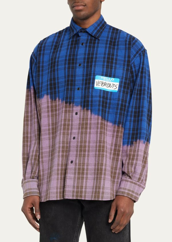 Men's My Name Is Check Flannel