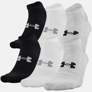 Unisex UA Training Cotton No Show 6-Pack Socks