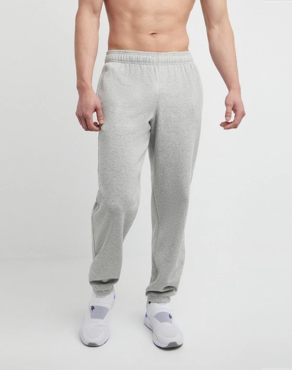 Powerblend Sweatpants, Relaxed Hem, C Logo, 32"