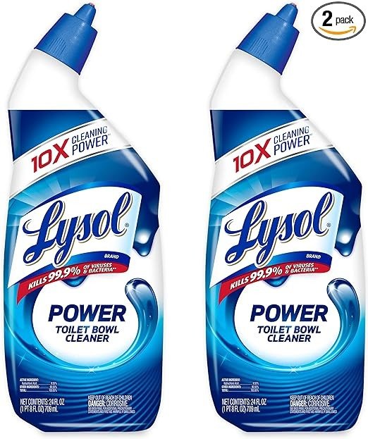 Power Toilet Bowl Cleaner, 48oz (2X24oz), 10X Cleaning Power