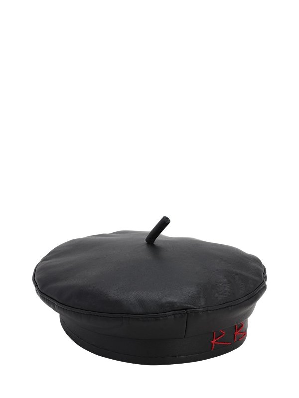 LEATHER BERET