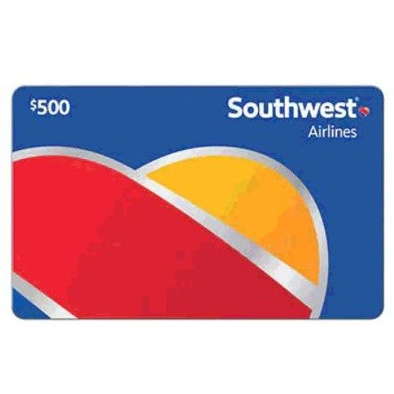 Southwest Airlines $500 E-Gift Card