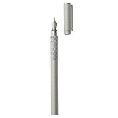 铝制机身钢笔-优质笔尖-带1个黑色墨水笔芯