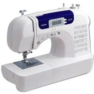 Brother CS6000i Feature-Rich Sewing Machin with 60 Built-In Stitches, 7 styles of 1-Step Auto-Size Buttonholes, Quilting Table, and Hard Cover @ Amazon Lightning Deal