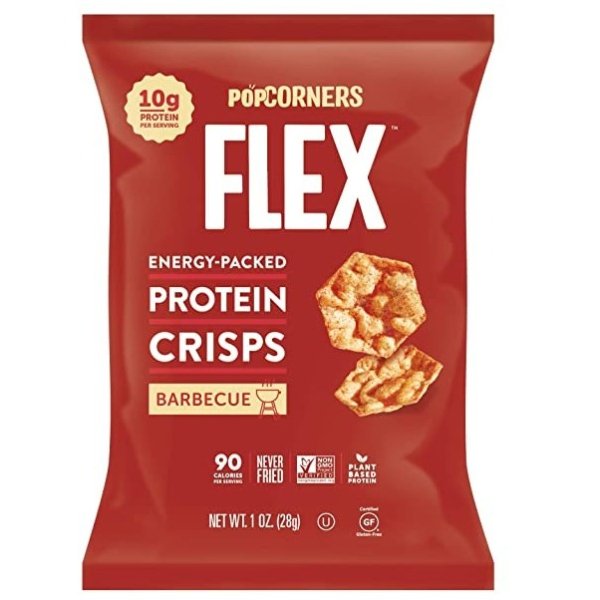 Flex Protein Chips Vegan Gluten-Free Snacks, Barbecue 20 Ounce