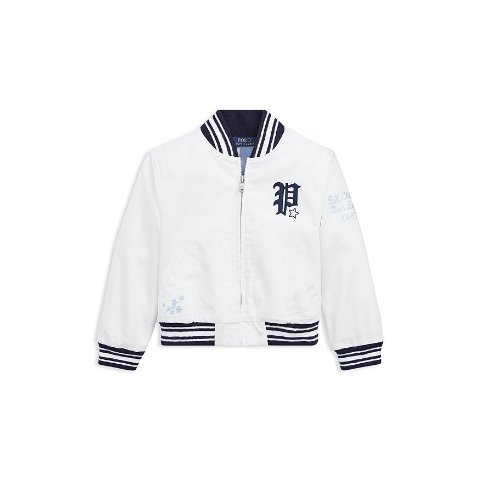 Polo Ralph LaurenGirls  Chino Baseball Jacket - Little Kid