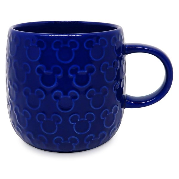 Mickey Mouse Raised Icon Mug – Cobalt | shopDisney