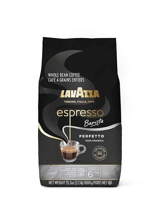 L'Espresso Gran Aroma Whole Bean Coffee Blend, Medium Espresso Roast, 2.2-Pound Bag