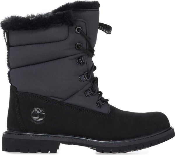 - Premium 6 Inch Puffer Boots - Black