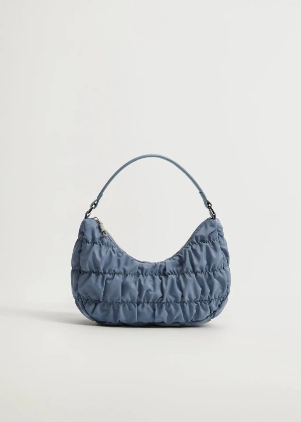 Mango Saffiano Leather Handbag