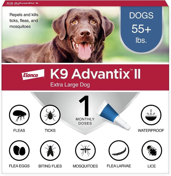 Flea and Tick Prevention for Extra-Large Dogs (Over 55 Pounds)
