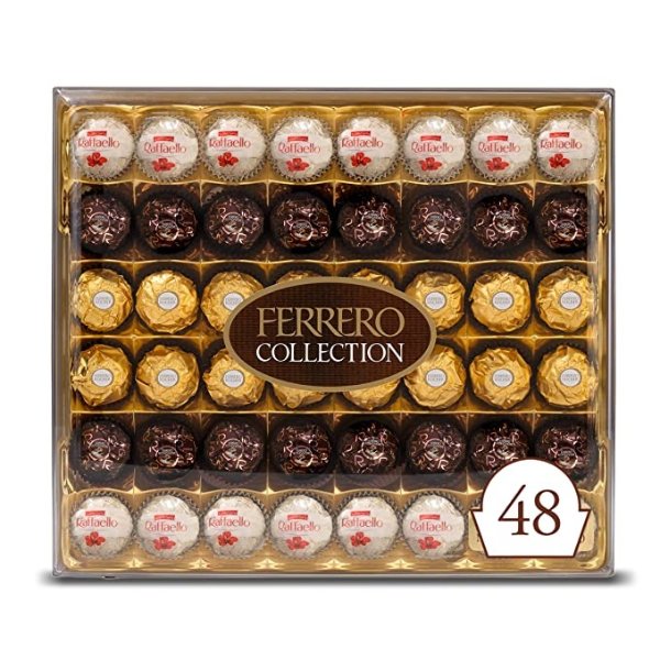 3种口味综合装费列罗榛子巧克力 共48颗