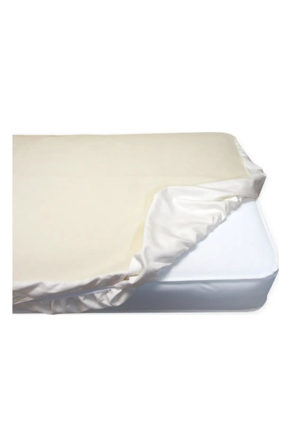 Organic Cotton Waterproof Fitted Crib Protector Pad