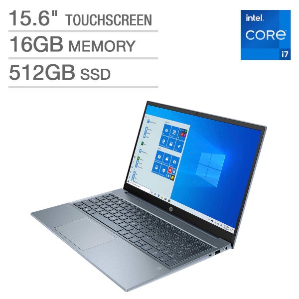 Pavilion 15.6" Touchscreen Laptop - 11th Gen Intel Core i7-1165G7