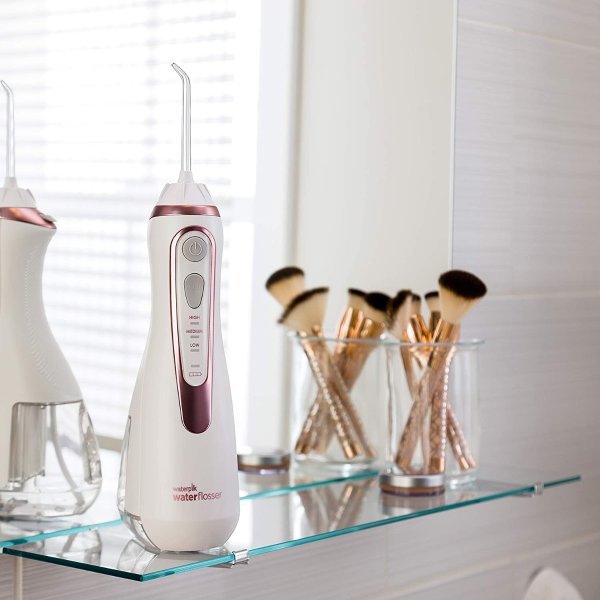 Cordless Water Flosser Rechargeable Portable Oral Irrigator WP-569 Rose Gold