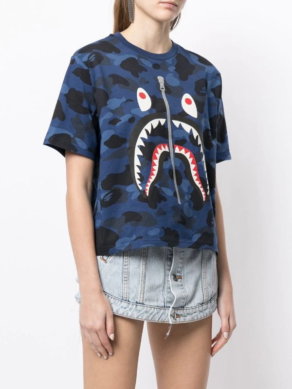 camouflage Shark Stripe T-shirt