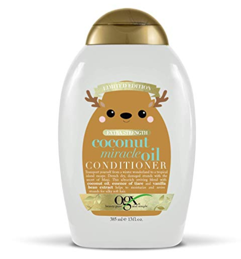 OGX Holiday 2019 limited edition coconut miracle oil conditioner, 13 Fl Oz