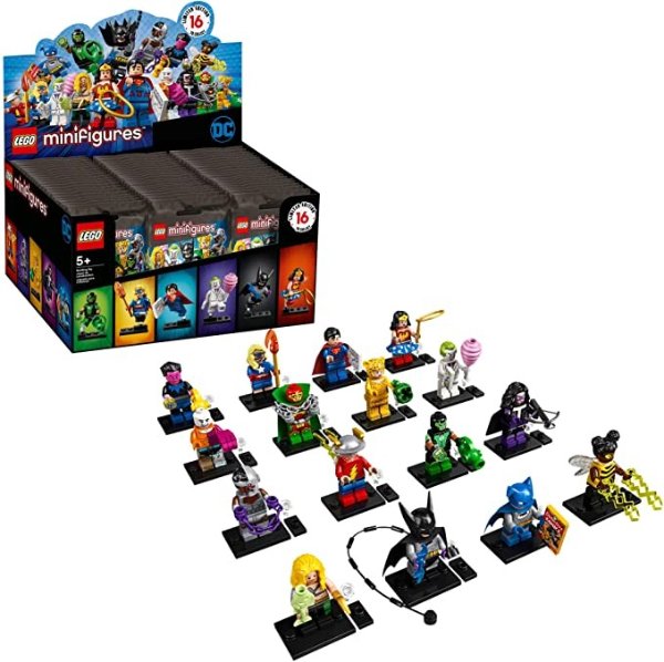 Minifigures DC Super Heroes Series 71026 Collectible Set (60 Mystery Bags), Featuring Characters from DC Universe Comic Books, New 2020 (Full Case Pack)