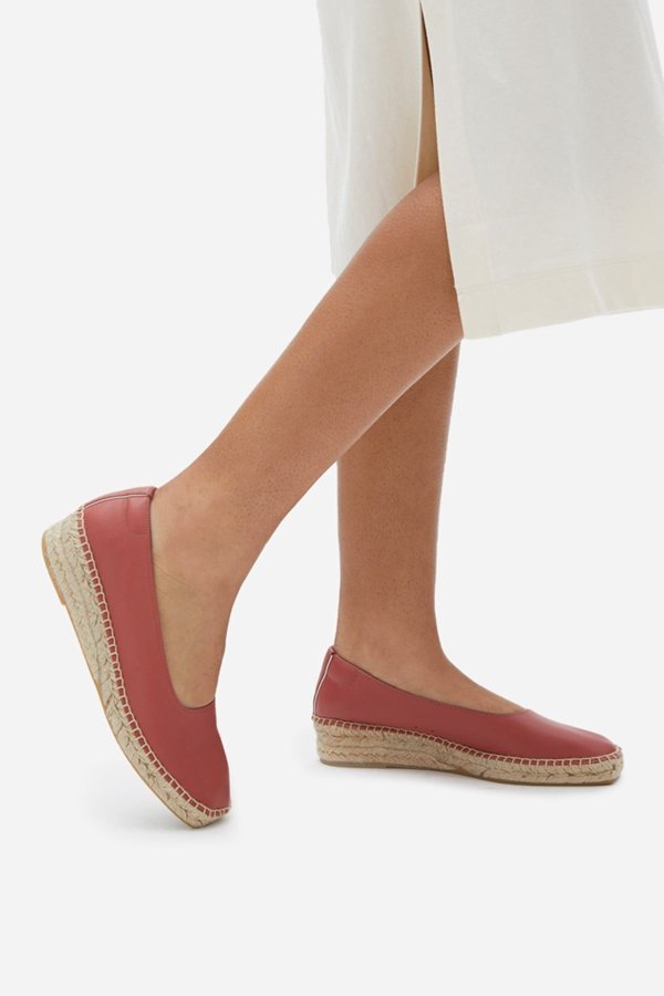 The Espadrille Leather Wedge Loafer