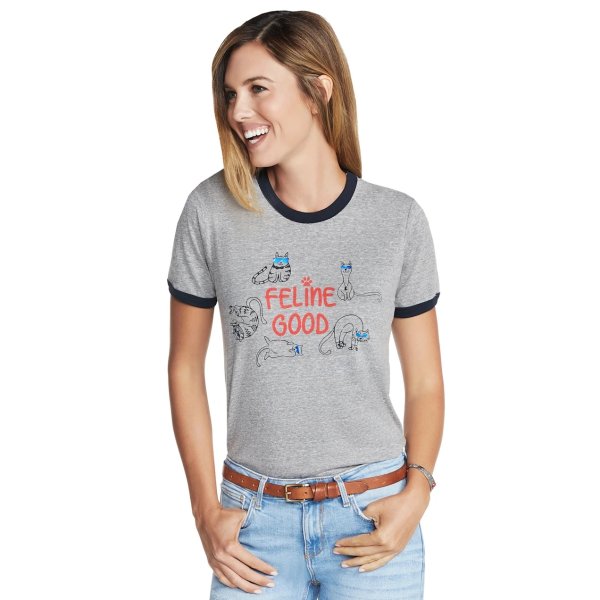 Feline Good Women's T-Shirt, Small | Petco
