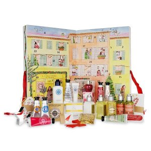 24 Piece Advent Calendar + 7 Piece Gift Set + 4 Piece Set with Holiday Ornament@ L'Occitane, Dealmoon Singles Day Exclusive!