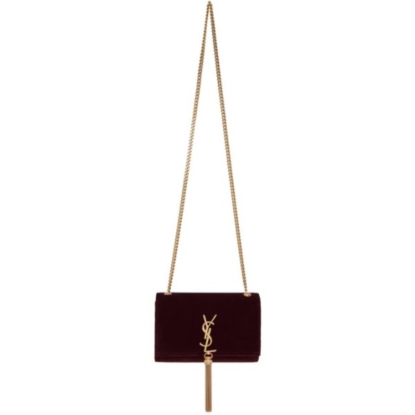 - Red Small Kate Chain Shoulder Bag