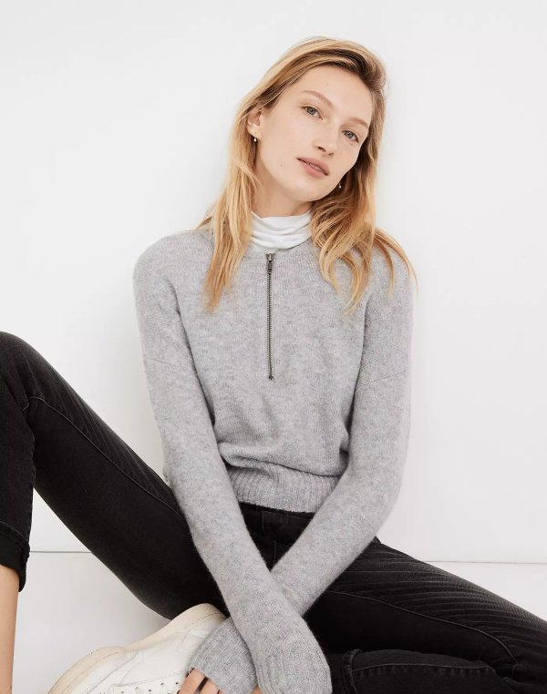 York Half-Zip Pullover Sweater