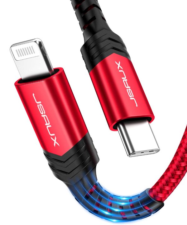 USB C to Lightning  苹果 iPhone 数据线 6ft