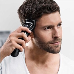 Braun HC5090 Hair Clipper and Trimmer for Men, Cordless & Rechargeable Electric Cutting Machine for Facial Hair