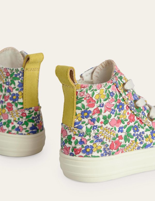 Canvas High TopsMulti Flowerbed