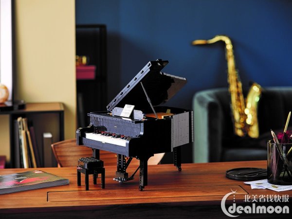 补货：LEGO官网ideas系列三角钢琴21323，可弹奏$399.99送礼+VIP积分 