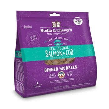 Stella & Chewy's Sea-licious Salmon & Cod Dinner Morsels Freeze-Dried Raw Cat Food | 1800PetMeds