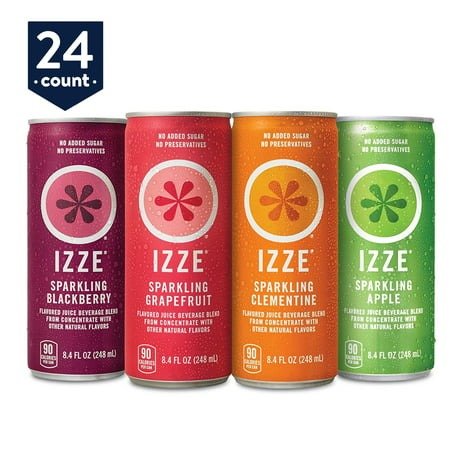 IZZE 气泡水 多种口味装 24罐装