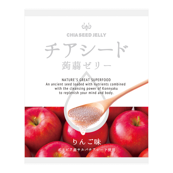 美国亚米网 - 日本CHIA SEED JELLY 奇亚籽果冻 苹果味 205g