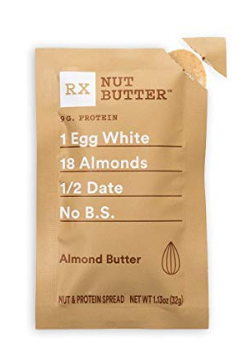 RXBAR, RX Nut Butter Low Carb, No Added Sugar, Pack of 10