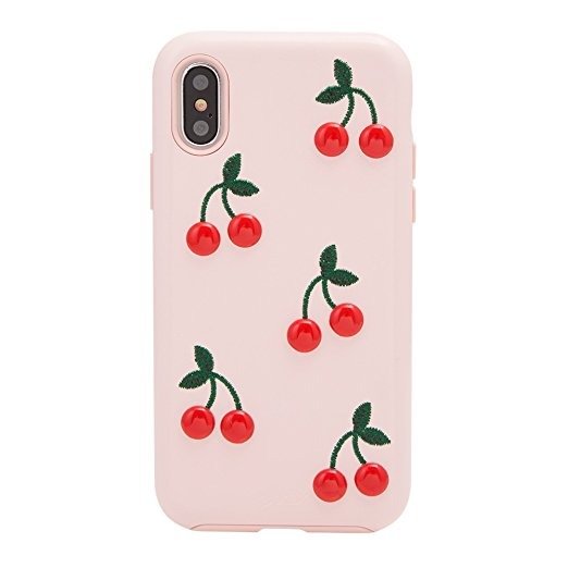 iPhone X, Sonix PATENT CHERRY Cell Phone Case - Military Drop Test Certified - Sonix Patent Leather Series for Apple (5.8") iPhone X