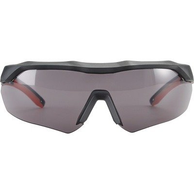 Aerodynamic Performance Safety Glasses — Red/Black Frame, Gray Lens, Model# 47901-WZ4