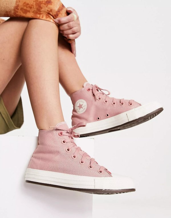 Chuck Taylor All Star Hi sneakers in dusky pink
