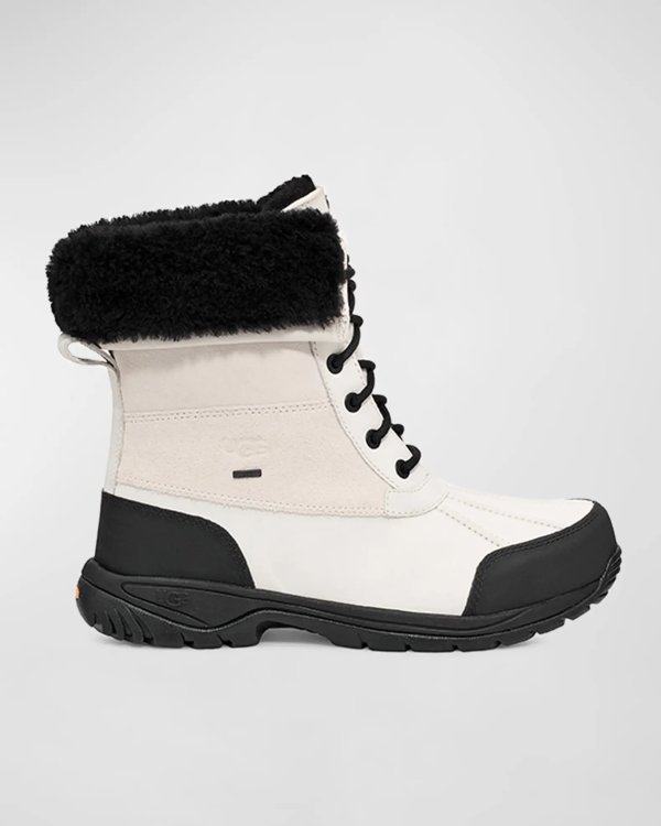 Men's Butte Waterproof Leather & Shearling Snow Boots