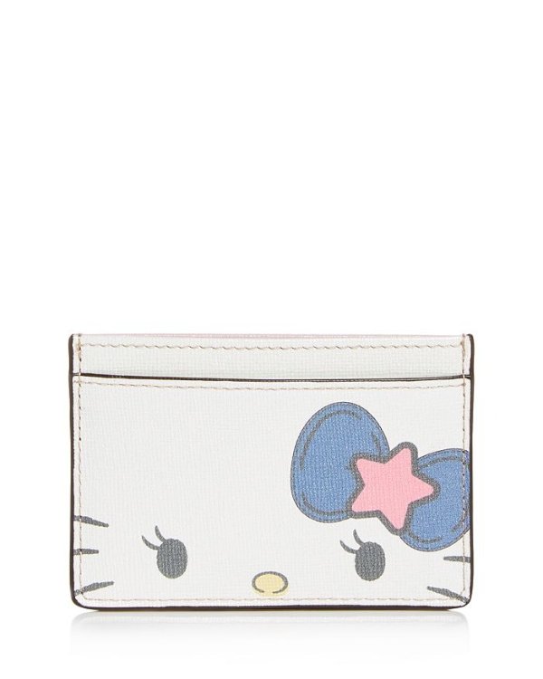Kitty Leather Card Case