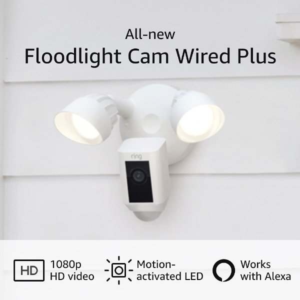 Floodlight 智能监控摄像头 + 照明灯带通话功能