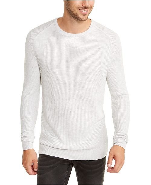 INC Men's Sway Textured Knit Sweater, Created For Macy's