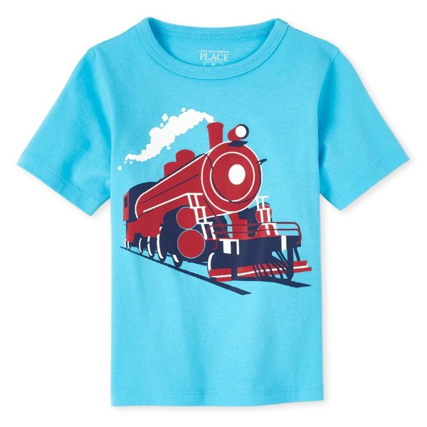 婴幼儿火车T恤