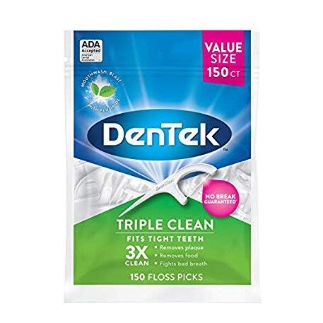 DenTek Triple Clean Floss Picks 150 Count