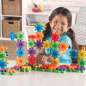 Learning Resources 儿童100件豪华齿轮拼插玩具