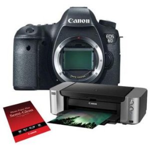 Canon EOS 6D DSLR Camera Body with Special Promotional Bundle